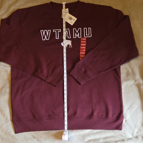 Champion Men's Burgundy Crewneck Sweater - Picture 7 of 10